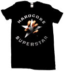 【HARDCORE SUPERSTAR】ハードコアスーパースター「BLACK ALBUM」Tシャツ