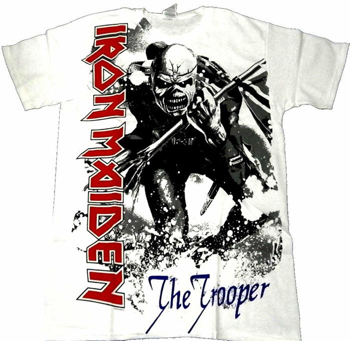 アイアンメイデン「TROOPER WHITE」Tシャツ