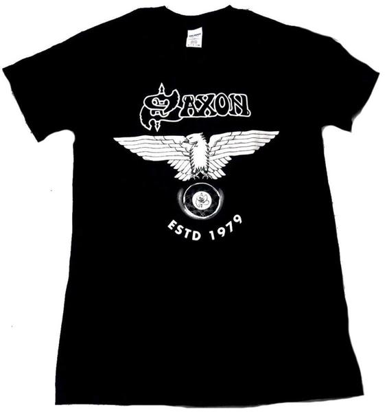 サクソン「ESTABLISHED 1979」Tシャツ