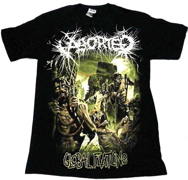 【ABORTED】アボーテッド「GLOBAL FLATLINE」Tシャツ