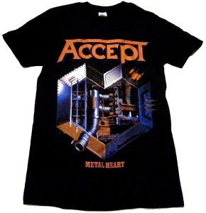 【ACCEPT】アクセプト「METAL HEART BLACK」Tシャツ