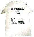 【HIS HERO IS GONE】ヒズヒーローイズゴーン「MONUMENTS WHITE」Tシャツ