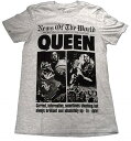 【QUEEN】クイーン「NEW OF THE WORLD 40TH」Tシャツ