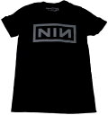 【NINE INCH NAILS】ナインインチネイルズ「GRAY LOGO」Tシャツ