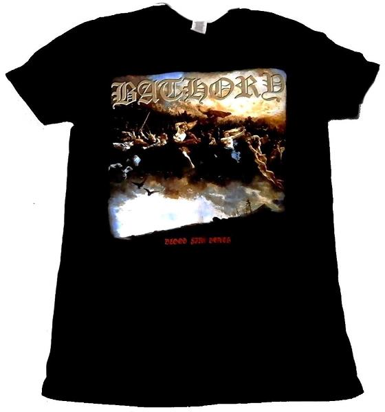 【BATHORY】バソリー「BLOOD FIRE DEATH」Tシャツ