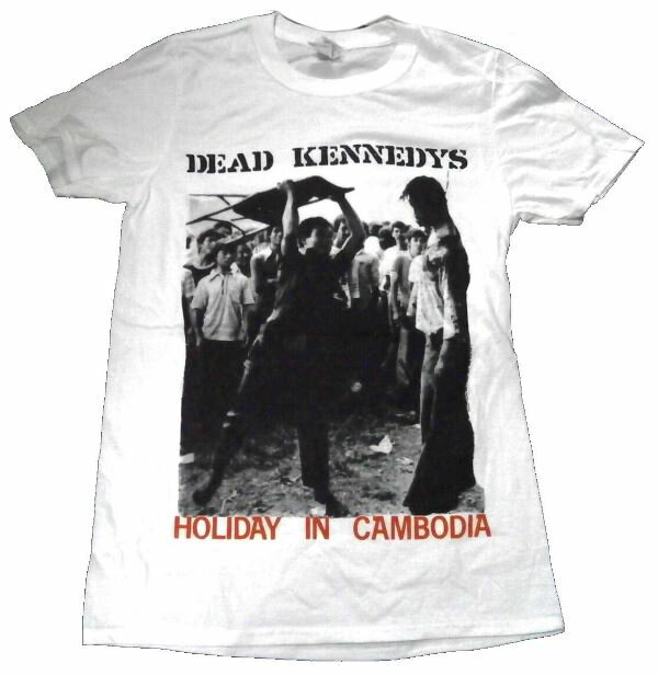 デッドケネディーズ「HOLIDAY IN CAMBODIA WHITE」Tシャツ