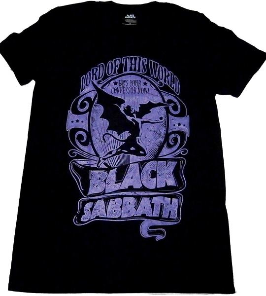 【BLACK SABBATH】ブラックサバス「LORD OF THIS WORLD」Tシャツ