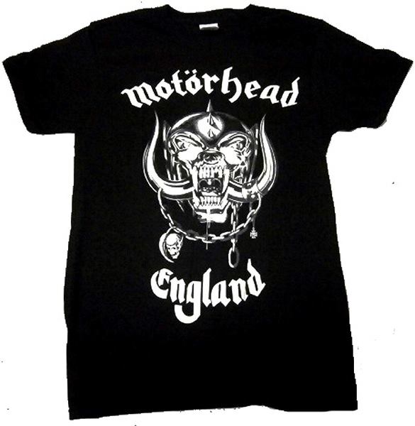 モーターヘッド「ENGLAND」Tシャツ