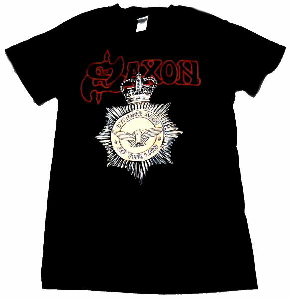 【SAXON】サクソン「STRONG ARM OF THE LAW」Tシャツ
