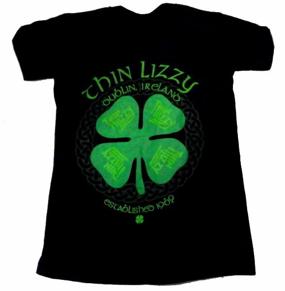 【THIN LIZZY】シンリジー「FOUR LEAF CLOVER」Tシャツ