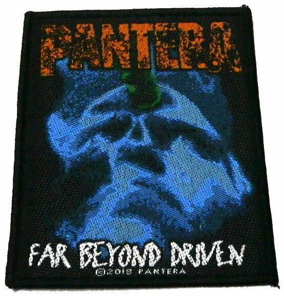 【PANTERA】パンテラ「FAR BEYOND DRIVEN」布刺しゅうパッチ