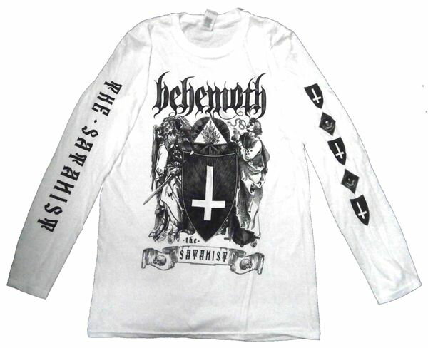 【BEHEMOTH】べへモス「THE SATANIST WHITE」ロングスリーブシャツ