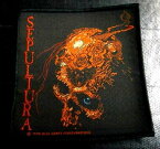 【SEPULTURA】セパルトゥラ「BENEATH THE REMAINS」布刺しゅうパッチ