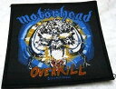 【MOTORHEAD】モーターヘッド「OVERKILL」布ししゅうパッチ