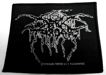 【DARKTHRONE】ダークスローン「LOGO」布刺しゅうパッチ