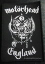 【MOTORHEAD】モーターヘッド「ENGLAND」布刺しゅうパッチ(4)