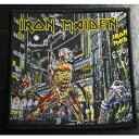 IRON MAIDEN　布ししゅうパッチです(糊なし) 縦100mm　横100mm 送料無料です