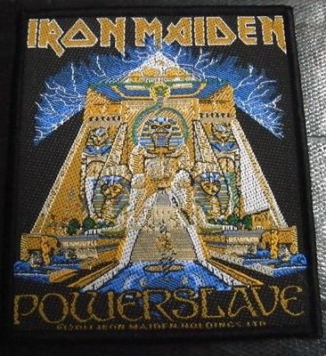 【IRON MAIDEN】アイアンメイデン「POWERSLAVE」布刺しゅうパッチ