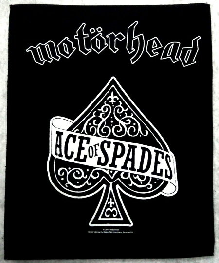 【MOTORHEAD】モーターヘッド「ACE OF SPADES」布バックパッチ