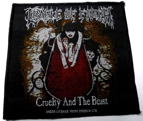 【CRADLE OF FILTH】クレイドルオブフィルス「CRUELTY AND THE BEAST」布刺しゅうパッチ