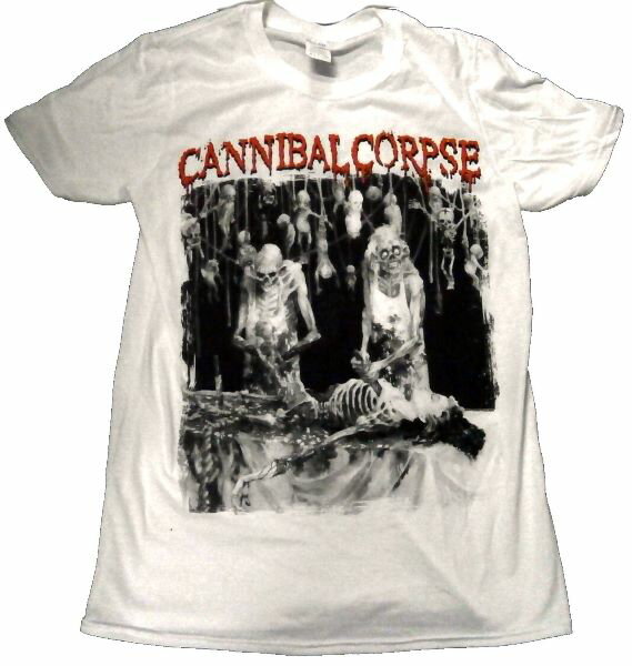 【CANNIBAL CORPSE】カニバルコープス「BUTCHERED AT BIRTH WHITE」Tシャツ