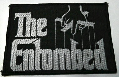 【ENTOMBED】エントゥムド「GODFATHER」布刺しゅうパッチ 【ENTOMBED】エントゥムド「GODFATHER」布刺しゅうパッチ