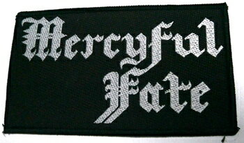 【MERCYFUL FATE】マーシフルフェイト「LOGO」布刺しゅうパッチ 【MERCYFUL FATE】マーシフルフェイト「LOGO」布刺しゅうパッチ