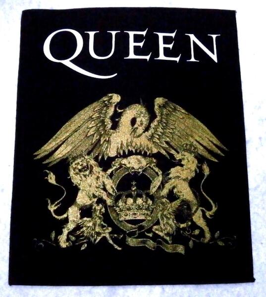 【QUEEN】クイーン「CREST」布バックパッチ
