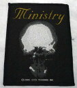 MINISTRY 布刺しゅうパッチです(糊なし) 縦10cm 横7.7cm 送料無料です