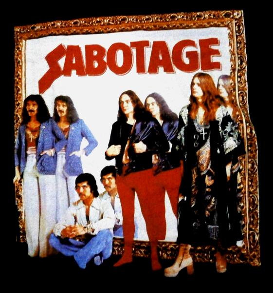 【BLACK SABBATH】ブラックサバス「SABOTAGE ALBUM」Tシャツ