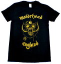 【MOTORHEAD】モーターヘッド「ENGLAND GOLD」Tシャツ