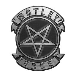 【MOTLEY CRUE】モトリークルー「PENTAGRAM」メタルピンバッジ