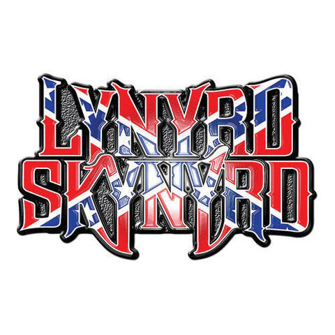 LYNYRD SKYNYRDのメタル(金属)ピンバッジです 裏面1点留め 縦20mm 横30mm メール便送料無料です