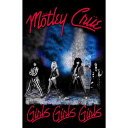 【MOTLEY CRUE】モトリークルー「GIRLS GIRLS GIRLS」フラッグ