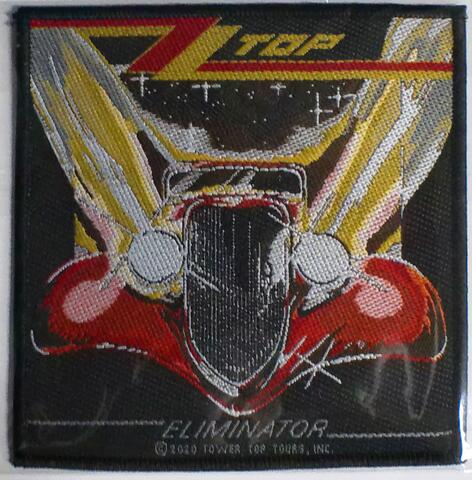 【ZZ TOP】ジージー トップ「ELIMINATOR」布刺しゅうパッチ