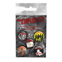 【THE EXPLOITED】エクスプロイテッド「#2」ボタンピンバッジセット
