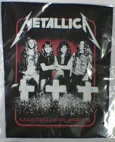 【METALLICA】メタリカ「MASTER OF PUPPETS BAND」布バックパッチ