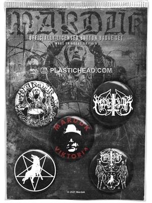【MARDUK】マーダック「#1」ボタンピンバッジセット