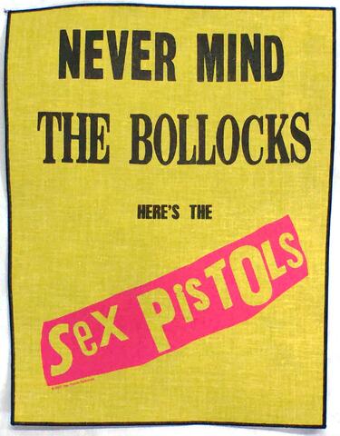 【SEX PISTOLS】セックス ピストルズ「NEVER MIND」布バックパッチ