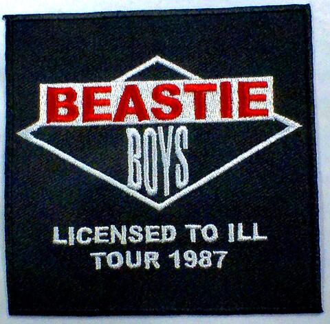 【BEASTIE BOYS】ビースティボーイズ「LICENSED TO ILL TOUR」布刺しゅうパッチ