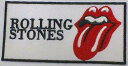 【ROLLING STONES】ローリングストーンズ「TEXT LOGO」布刺しゅうパッチ