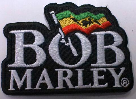 【BOB MARLEY】ボブマーリー「LOGO」布刺しゅうパッチ