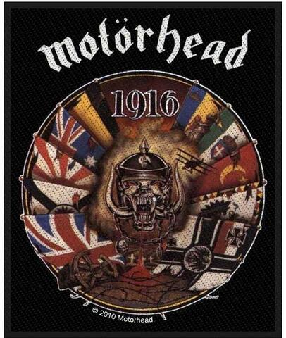 【MOTORHEAD】モーターヘッド「1916」布刺しゅうパッチ