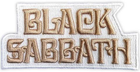 【BLACK SABBATH】ブラックサバス「TEXT LOGO」布刺しゅうパッチ 【BLACK SABBATH】ブラックサバス「TEXT LOGO」布刺しゅうパッチ
