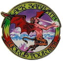 【BLACK SABBATH】ブラックサバス「WORLD TOUR 1978」メタルピンバッジ
