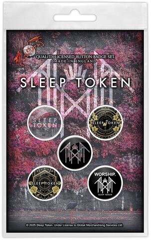 Rakuten - 【SLEEP TOKEN】スリープ トゥクン「EVEN IN ARCADIA」ボタンピンバッジセット