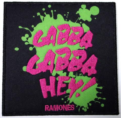 Rakuten - 【RAMONES】ラモーンズ「GABBA GABBA」布刺しゅうワッペン