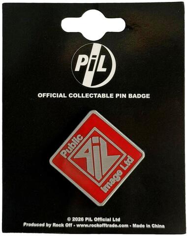 Rakuten - 【PIL】パブリック イメージ リミテッド「NEW LOGO RED」メタルピンバッジ