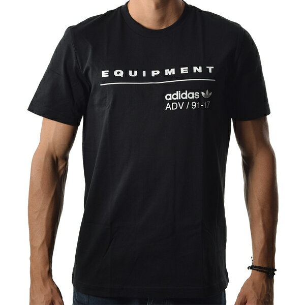 adidasアディダスオリジナルス正規品メンズ半袖TEEシャツadidas Originals EQT PDX Classic Tee Tshirt ブラックBS2809インポートブランド海外買い付け