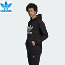 ADIDASアディダスオリジナルス正規品トリフォイルパーカー フーディ ブラックOriginals Trefoil Hoodie Black黒ED8784インポートブランド海外買い付け【ラストSALE】